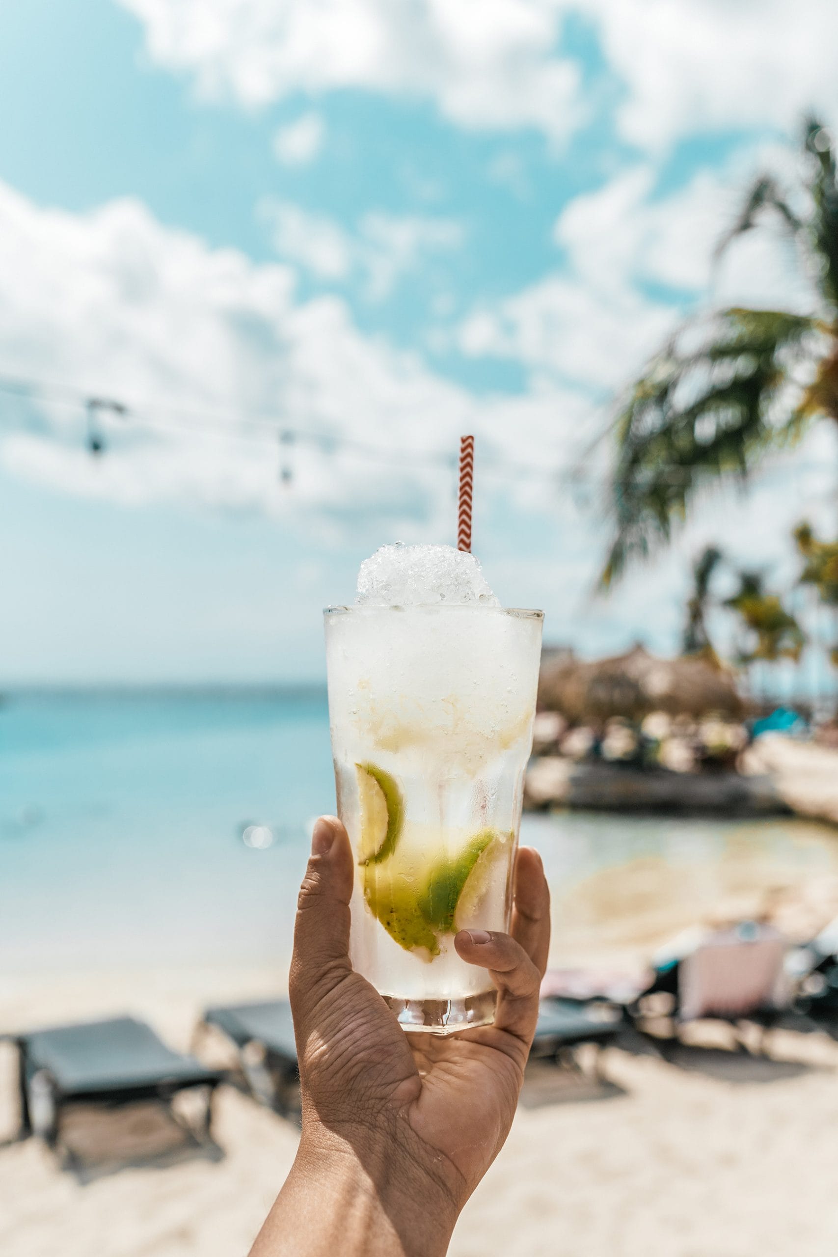 Drinks by the beach