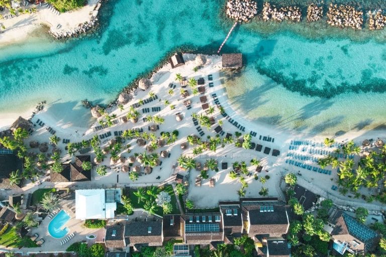 LionsDive Beach Resort during Curacao’s dry season